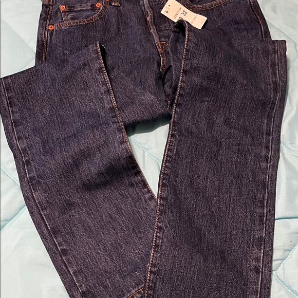 Levi's Dark Indigo Straight Jeans - Picture 2 of 4